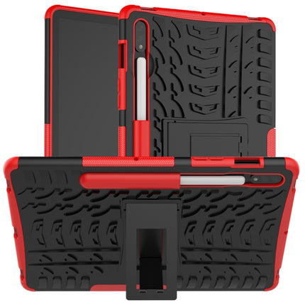 Tire Texture Shockproof TPU+PC Protective Case with Holder, For Samsung Galaxy Tab S8 / Galaxy Tab S7 T870 / T875, For Xiaomi Redmi 9A, For OPPO A52 / A72 / A92