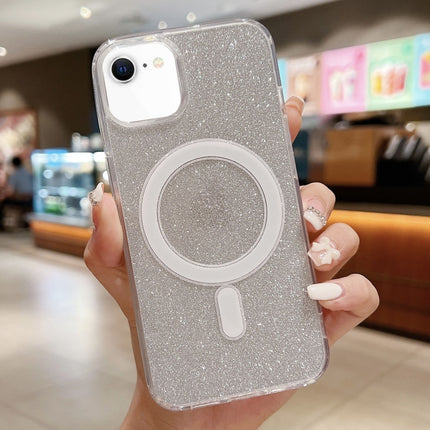 Acrylic Transparent Glitter MagSafe Phone Case, For iPhone 14 Pro Max, For iPhone SE 2022 / 2020 / 8 / 7, For iPhone 13 Pro Max, For iPhone 13 Pro, For iPhone 13