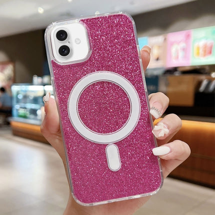 Acrylic Transparent Glitter MagSafe Phone Case, For iPhone Air, For iPhone 16 Pro Max, For iPhone 16 Pro, For iPhone 16 Plus
