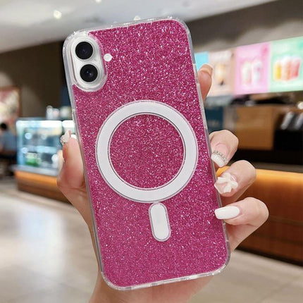 Acrylic Transparent Glitter MagSafe Phone Case, For iPhone 17e / 16e, For iPhone 17 Pro Max, For iPhone 17 Pro, For iPhone 17