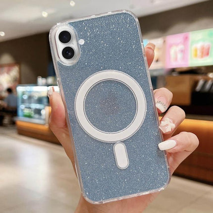 Acrylic Transparent Glitter MagSafe Phone Case, For iPhone 17e / 16e, For iPhone 17 Pro Max, For iPhone 17 Pro, For iPhone 17