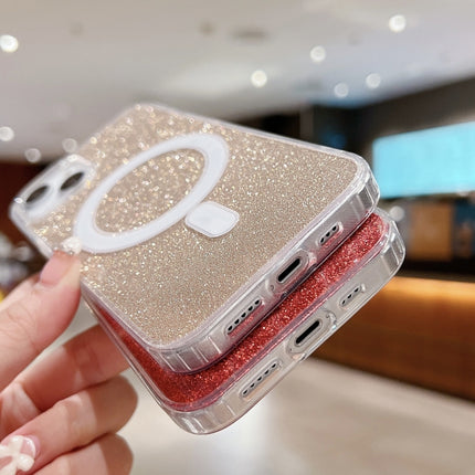 Acrylic Transparent Glitter MagSafe Phone Case, For iPhone 17e / 16e, For iPhone 17 Pro Max, For iPhone 17 Pro, For iPhone 17