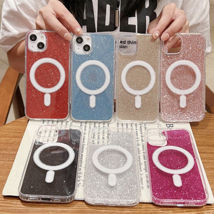 Acrylic Transparent Glitter MagSafe Phone Case, For iPhone 17e / 16e, For iPhone 17 Pro Max, For iPhone 17 Pro, For iPhone 17
