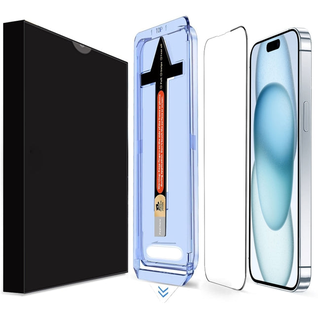 LK Easy Install HD Tempered Glass Film, For iPhone 17 Pro Max, For iPhone 17 Pro, For iPhone 17, For iPhone Air, For iPhone 16 Pro Max, For iPhone 16 Pro, For iPhone 16 Plus, For iPhone 16, For iPhone 15 Pro Max, For iPhone 15 Pro, For iPhone 15 Plus  ...