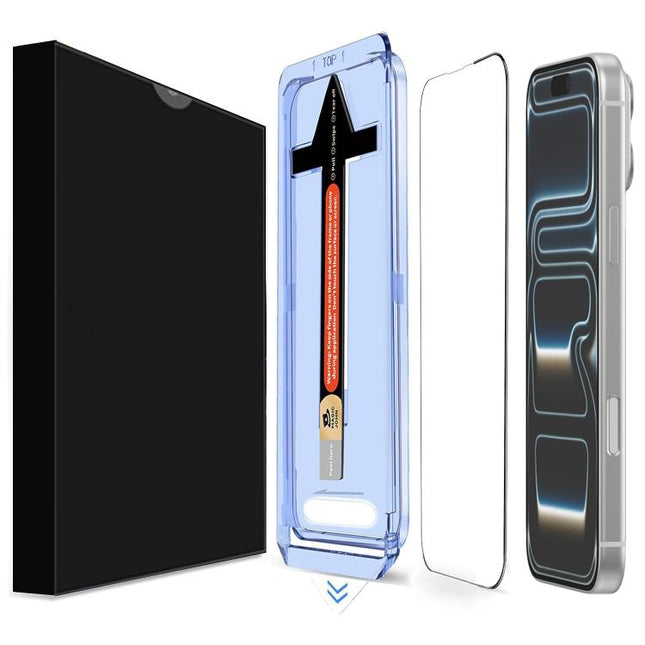 LK Easy Install HD Tempered Glass Film, For iPhone 17 Pro Max, For iPhone 17 Pro, For iPhone 17, For iPhone Air, For iPhone 16 Pro Max, For iPhone 16 Pro, For iPhone 16 Plus, For iPhone 16, For iPhone 15 Pro Max, For iPhone 15 Pro, For iPhone 15 Plus  ...