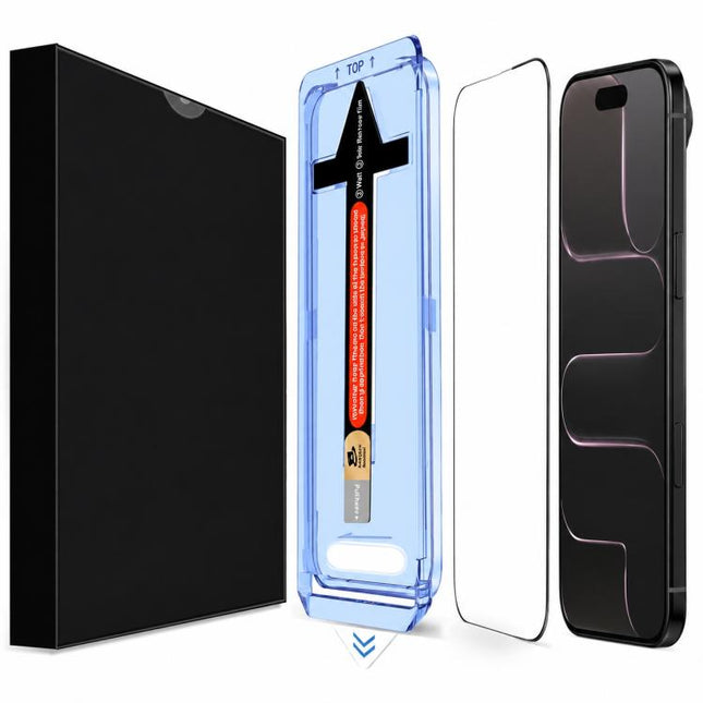 LK Easy Install HD Tempered Glass Film, For iPhone 17 Pro Max, For iPhone 17 Pro, For iPhone 17, For iPhone Air, For iPhone 16 Pro Max, For iPhone 16 Pro, For iPhone 16 Plus, For iPhone 16, For iPhone 15 Pro Max, For iPhone 15 Pro, For iPhone 15 Plus  ...