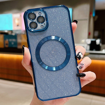 Electroplating Pure Color Glitter Powder MagSafe Phone Case, For iPhone 13 Pro Max, For iPhone 13 Pro, For iPhone 13