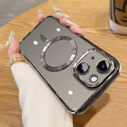 Electroplating MagSafe Phone Case, For iPhone 15, For iPhone 14 Plus