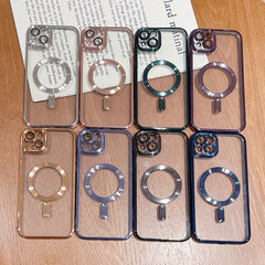 Electroplating MagSafe Phone Case, For iPhone 15 Pro Max, For iPhone 15 Pro, For iPhone 15 Plus