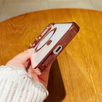 Electroplating MagSafe Phone Case, For iPhone 14, For iPhone 14 Pro