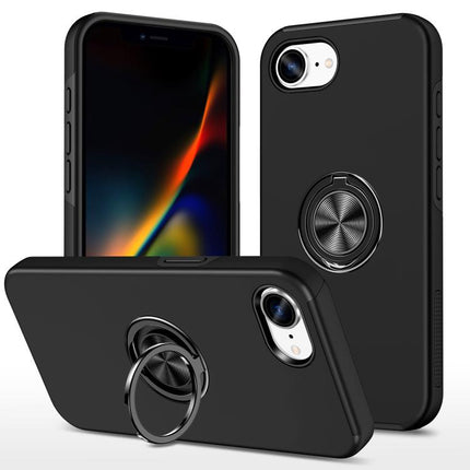 PC + TPU Magnetic Phone Case with Invisible Ring Holder, For iPhone 18 Pro, For iPhone 18 Pro Max, For iPhone 17e / 16e