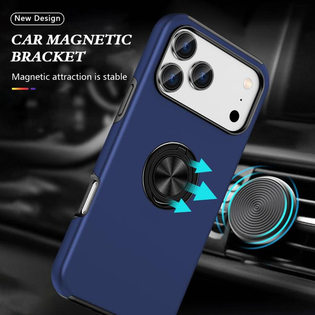PC + TPU Magnetic Phone Case with Invisible Ring Holder, For iPhone 17 Pro Max, For iPhone 17 Pro, For iPhone 17