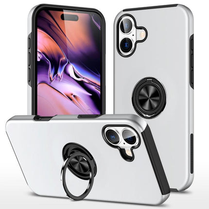PC + TPU Magnetic Phone Case with Invisible Ring Holder, For iPhone 17 Pro Max, For iPhone 17 Pro, For iPhone 17