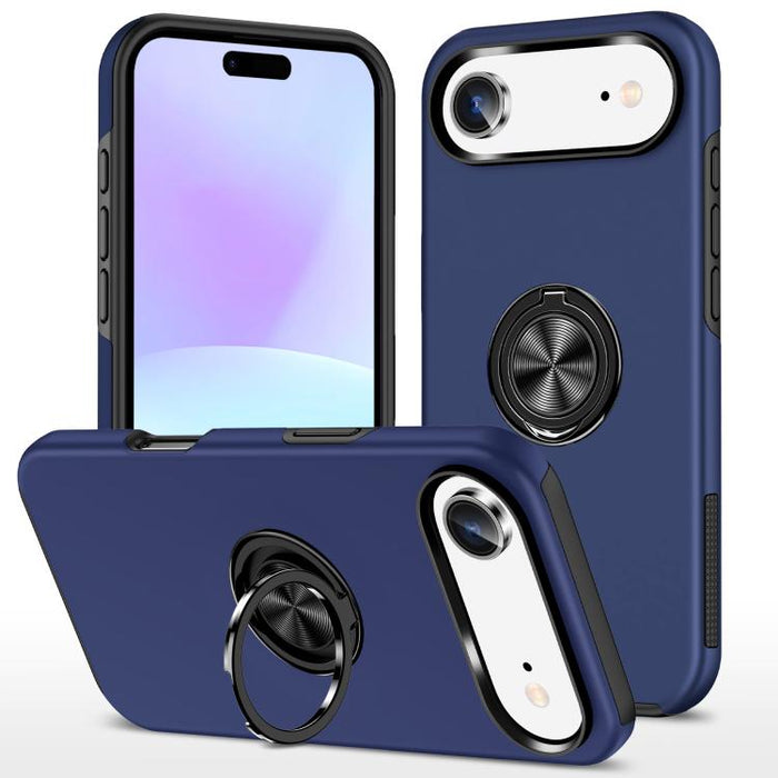 PC + TPU Magnetic Phone Case with Invisible Ring Holder, For iPhone Air, For iPhone 16 Pro Max, For iPhone 16 Pro