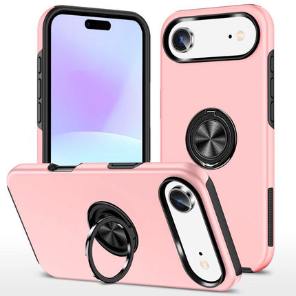 PC + TPU Magnetic Phone Case with Invisible Ring Holder, For iPhone Air, For iPhone 16 Pro Max, For iPhone 16 Pro