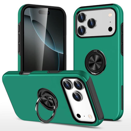 PC + TPU Magnetic Phone Case with Invisible Ring Holder, For iPhone 18 Pro, For iPhone 18 Pro Max, For iPhone 17e / 16e