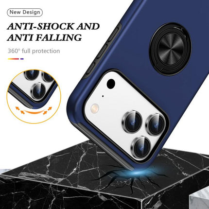 PC + TPU Magnetic Phone Case with Invisible Ring Holder, For iPhone 18 Pro, For iPhone 18 Pro Max, For iPhone 17e / 16e