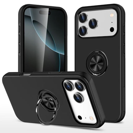PC + TPU Magnetic Phone Case with Invisible Ring Holder, For iPhone 18 Pro, For iPhone 18 Pro Max, For iPhone 17e / 16e