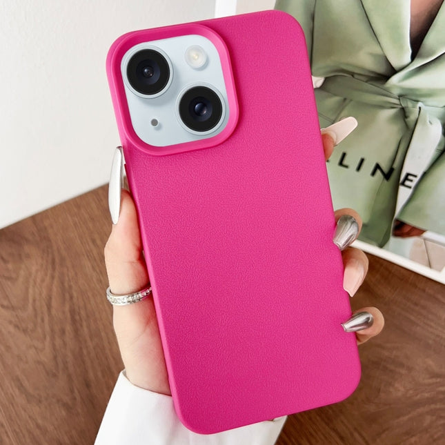 Leather Texture TPU Full Coverage Phone Case, For iPhone 15 Plus, For iPhone 15, For iPhone 14 Plus, For iPhone 14