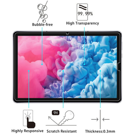 9H HD Explosion-proof Tempered Glass Film, For Huawei MatePad 10.8, For Huawei Tablet C5 8.0, For Huawei Tablet C5 10.4, For Huawei Tablet C3 8.0, For Samsung Galaxy Tab A7 T500