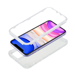 3 In 1 Dreamland PC + TPU Solid Color Transparent Border Protective Case, For iPhone 12 mini, For iPhone 12 / 12 Pro, For iPhone 12 Pro Max