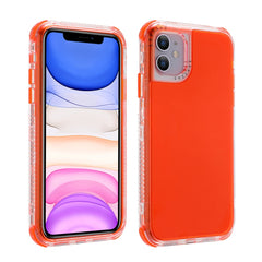 3 In 1 Dreamland PC + TPU Solid Color Transparent Border Protective Case, For iPhone 12 mini, For iPhone 12 / 12 Pro, For iPhone 12 Pro Max