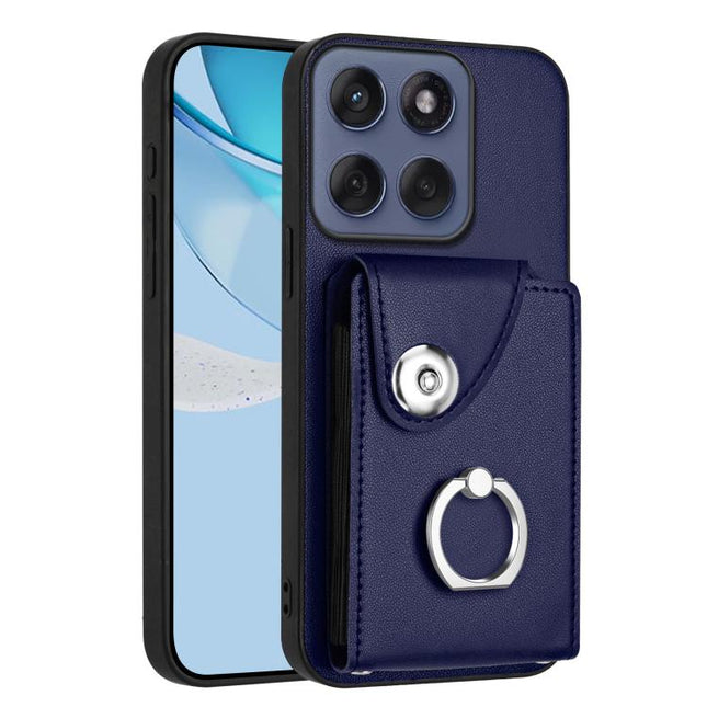 Organ Card Bag Ring Holder Phone Case, For Motorola Edge 60 Fusion / Edge 60, For Motorola Edge 60 Stylus, For Motorola Moto G 5G 2025, For Motorola Moto G85 / S50 Neo 5G