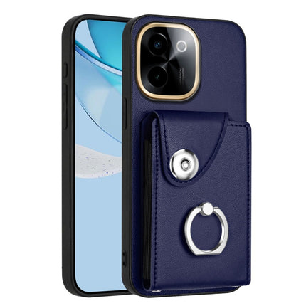 Organ Card Bag Ring Holder Phone Case, For vivo Y39 5G / Y300i, For vivo V50 Lite 5G, For vivo V40 Lite 5G IDN, For vivo Y200