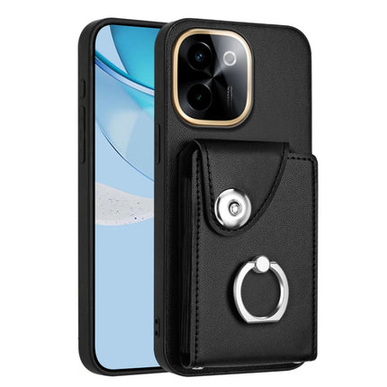 Organ Card Bag Ring Holder Phone Case, For vivo Y39 5G / Y300i, For vivo V50 Lite 5G, For vivo V40 Lite 5G IDN, For vivo Y200