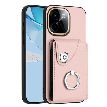 Organ Card Bag Ring Holder Phone Case, For vivo Y39 5G / Y300i, For vivo V50 Lite 5G, For vivo V40 Lite 5G IDN, For vivo Y200