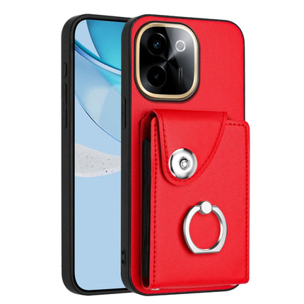 Organ Card Bag Ring Holder Phone Case, For vivo Y39 5G / Y300i, For vivo V50 Lite 5G, For vivo V40 Lite 5G IDN, For vivo Y200