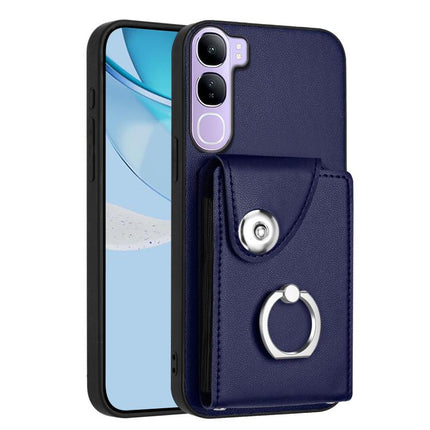 Organ Card Bag Ring Holder Phone Case, For vivo Y39 5G / Y300i, For vivo V50 Lite 5G, For vivo V40 Lite 5G IDN, For vivo Y200