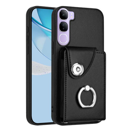 Organ Card Bag Ring Holder Phone Case, For vivo Y39 5G / Y300i, For vivo V50 Lite 5G, For vivo V40 Lite 5G IDN, For vivo Y200
