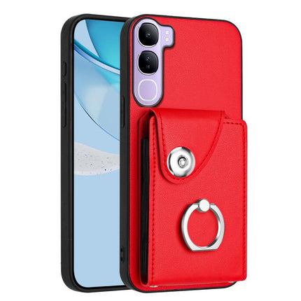 Organ Card Bag Ring Holder Phone Case, For vivo Y39 5G / Y300i, For vivo V50 Lite 5G, For vivo V40 Lite 5G IDN, For vivo Y200