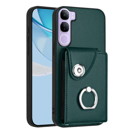 Organ Card Bag Ring Holder Phone Case, For vivo Y39 5G / Y300i, For vivo V50 Lite 5G, For vivo V40 Lite 5G IDN, For vivo Y200