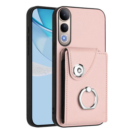 Organ Card Bag Ring Holder Phone Case, For vivo Y39 5G / Y300i, For vivo V50 Lite 5G, For vivo V40 Lite 5G IDN, For vivo Y200