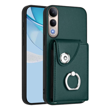 Organ Card Bag Ring Holder Phone Case, For vivo Y39 5G / Y300i, For vivo V50 Lite 5G, For vivo V40 Lite 5G IDN, For vivo Y200