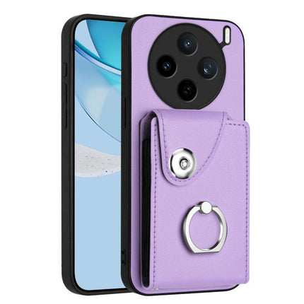 Organ Card Bag Ring Holder Phone Case, For vivo X200s, For vivo Y29 4G / T4x / Y300t / iQOO Z10x, For vivo V50 / V50e, For vivo X200 Ultra