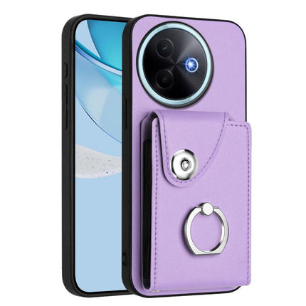 Organ Card Bag Ring Holder Phone Case, For vivo Y39 5G / Y300i, For vivo V50 Lite 5G, For vivo V40 Lite 5G IDN, For vivo Y200