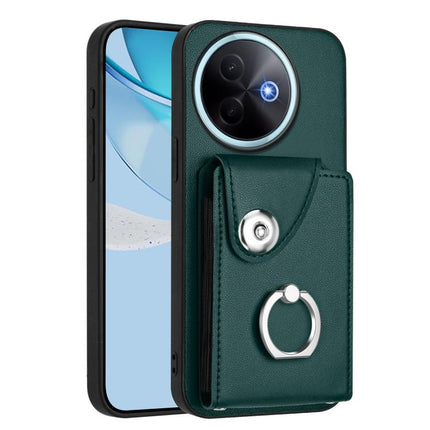 Organ Card Bag Ring Holder Phone Case, For vivo Y39 5G / Y300i, For vivo V50 Lite 5G, For vivo V40 Lite 5G IDN, For vivo Y200