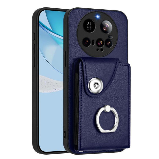 Organ Card Bag Ring Holder Phone Case, For Xiaomi 15 Ultra, For Xiaomi Poco X7 Pro, For Xiaomi Poco F6 5G India, For Xiaomi Civi 4 Pro