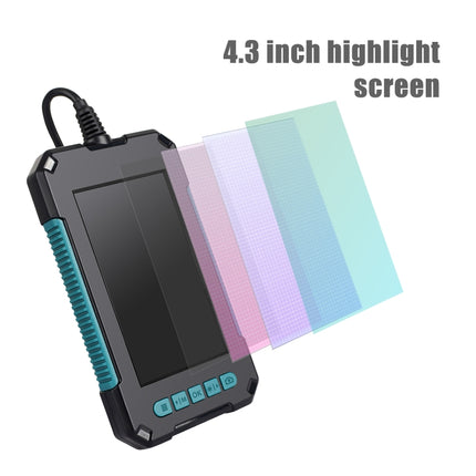 P40 8mm 1080P IP68 Waterproof 4.3 inch Highlight Screen Dual Camera Digital Endoscope, 2m Hard Cable, 5m Hard Cable, 10m Hard Cable