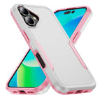For iPhone 16 / White+Pink