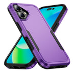 For iPhone 16 / Purple+Black