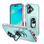 For iPhone 16 Plus / Green+Pink