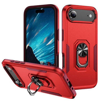 Pioneer Armor Heavy Duty PC + TPU Phone Case with Holder, For iPhone Air, For iPhone 16 Pro Max