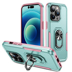 For iPhone 15 Pro / Green+Pink