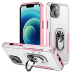For iPhone 15 Plus / White+Pink
