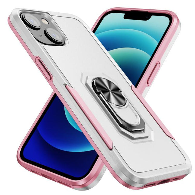 Pioneer Armor Heavy Duty PC + TPU Phone Case with Holder, For iPhone 15