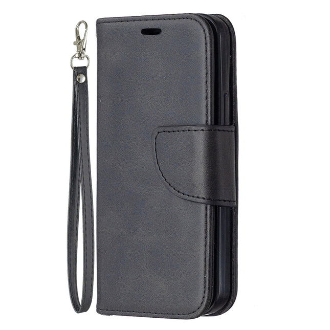 Retro Lambskin Texture Pure Color Horizontal Flip PU Leather Case for iPhone 11, with Holder & Card Slots & Wallet & Lanyard, For iPhone 12 mini, For iPhone 12 / 12 Pro, For iPhone 12 Pro Max